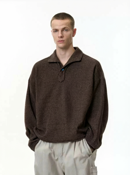 Casual Versatile Trendy Simple Pullover，Essential for Man's Wardrobe.