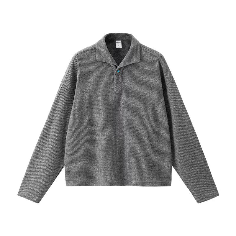 Casual Versatile Trendy Simple Pullover，Essential for Man's Wardrobe.