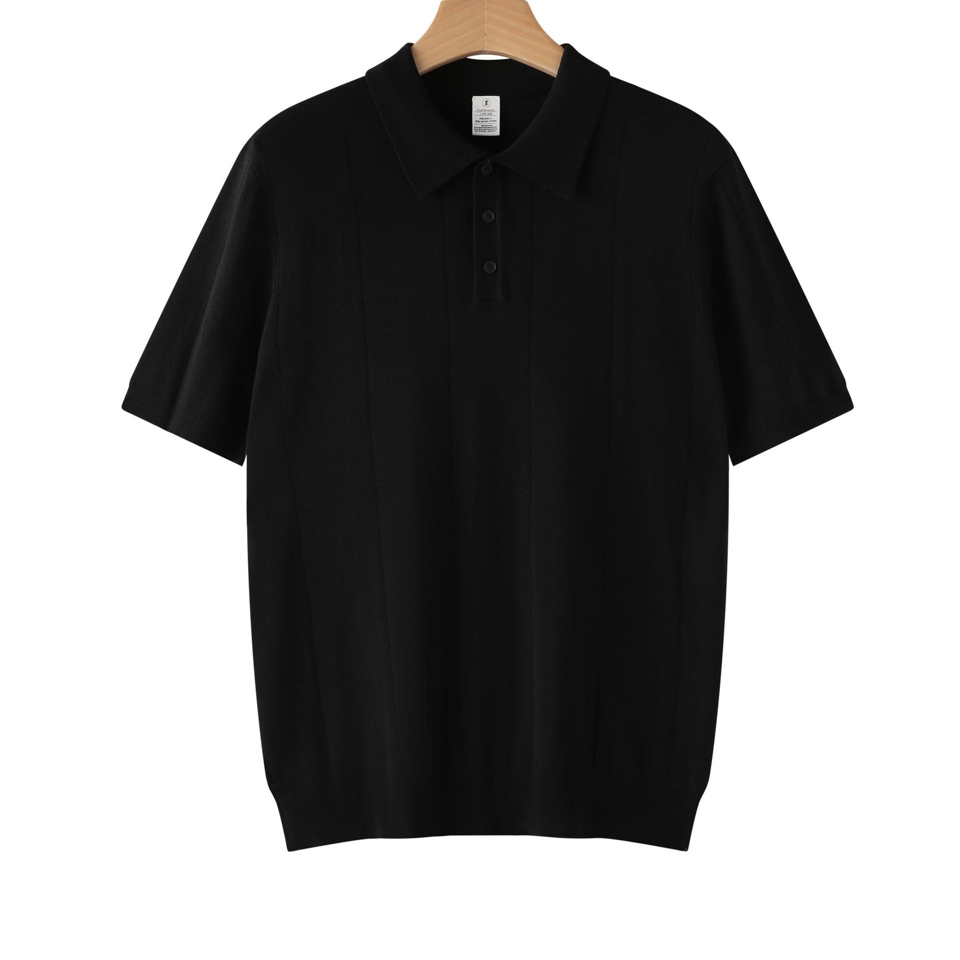 Men's Solid Polo Shirt,Outfits for Daily Outdoor Wear, Men Clothes for Summer
