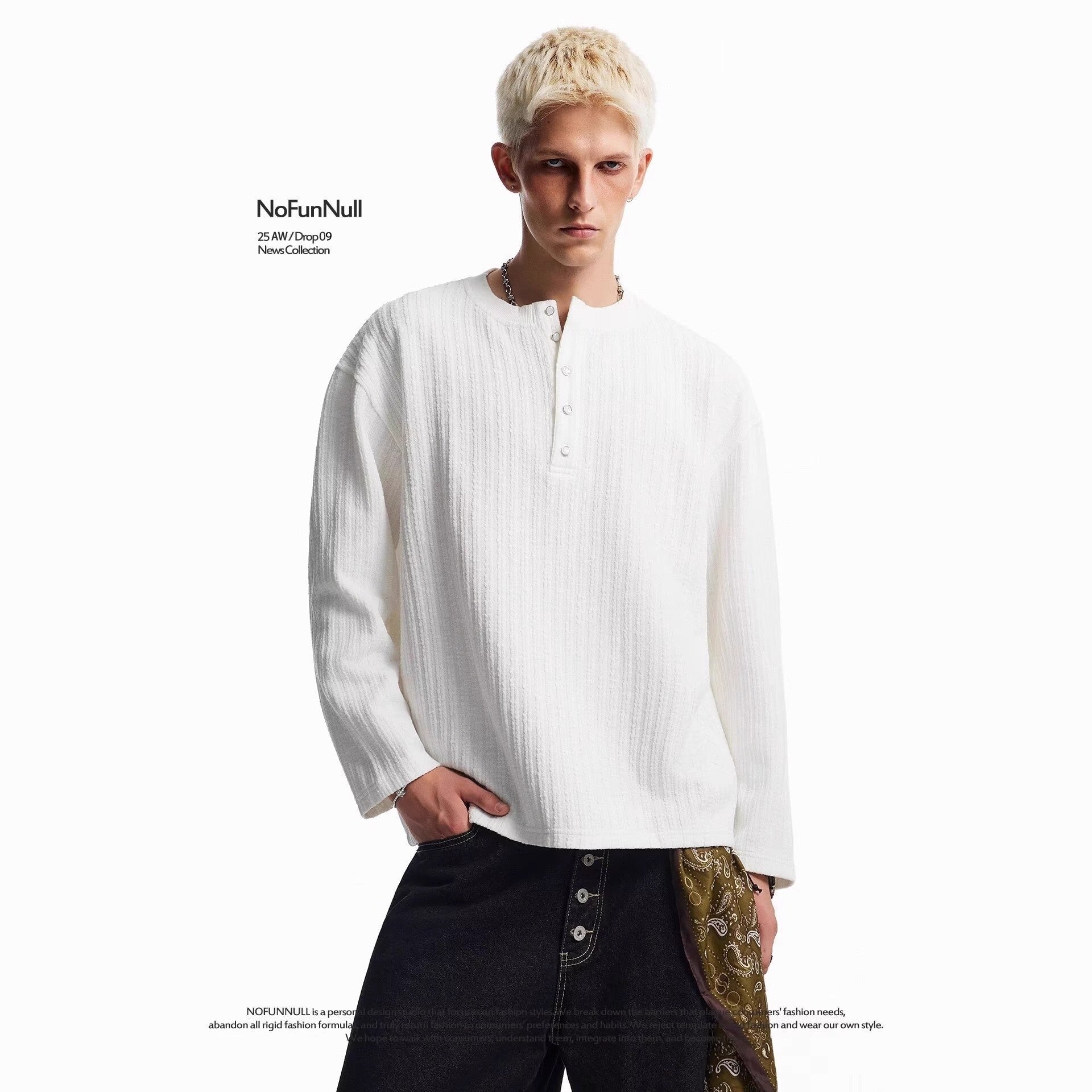 Long Sleeve Sweatshirt for Daliy Wear, Old Money Zipper Half Button Design
